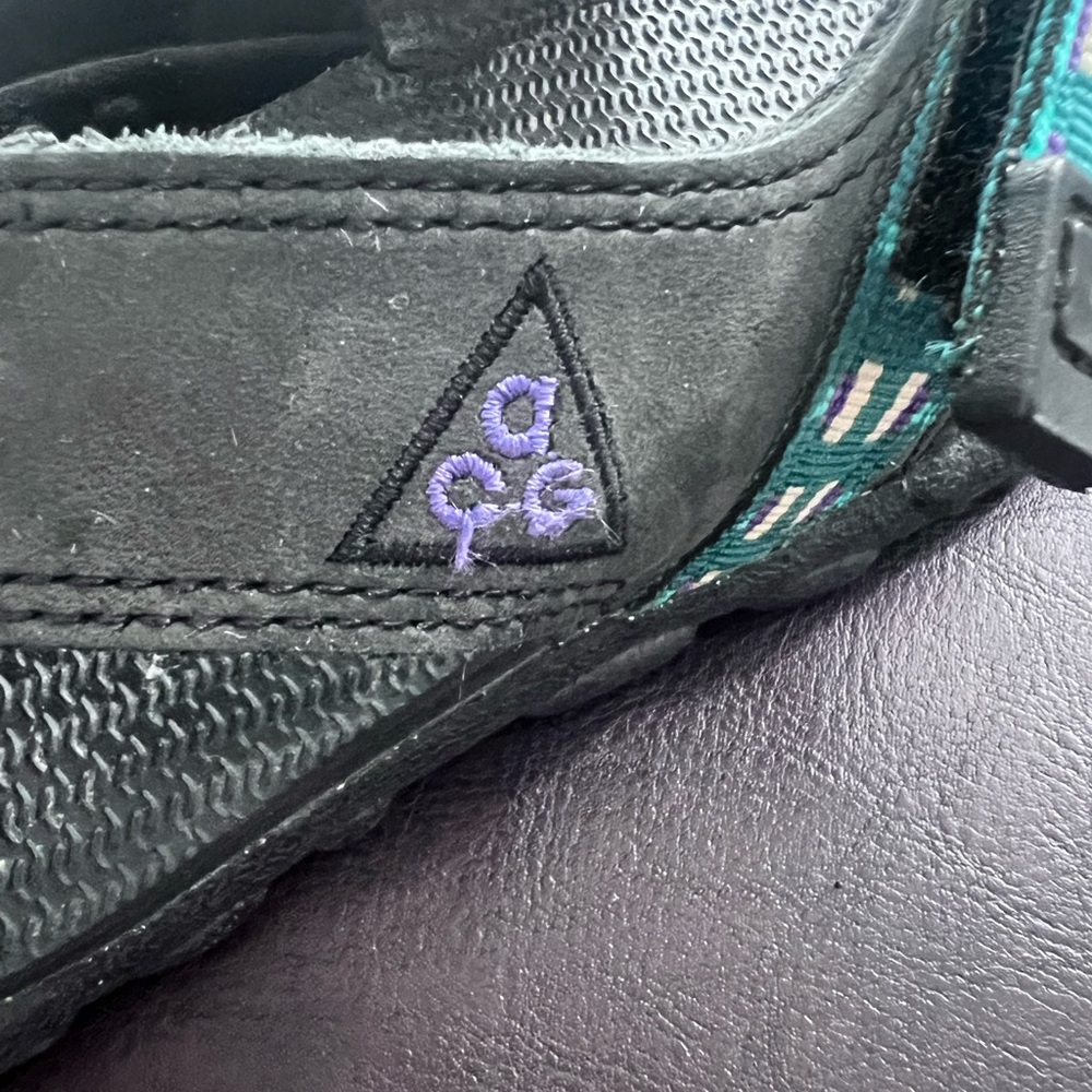 NIKE ACG Women Teal Hiking Sandals - Size 6 - Picture 4 of 8